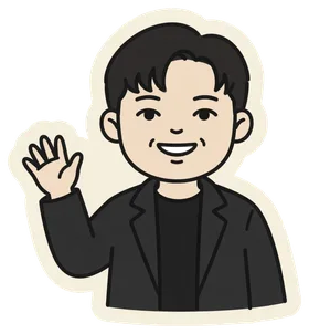 Lester’s illustrated avatar waving